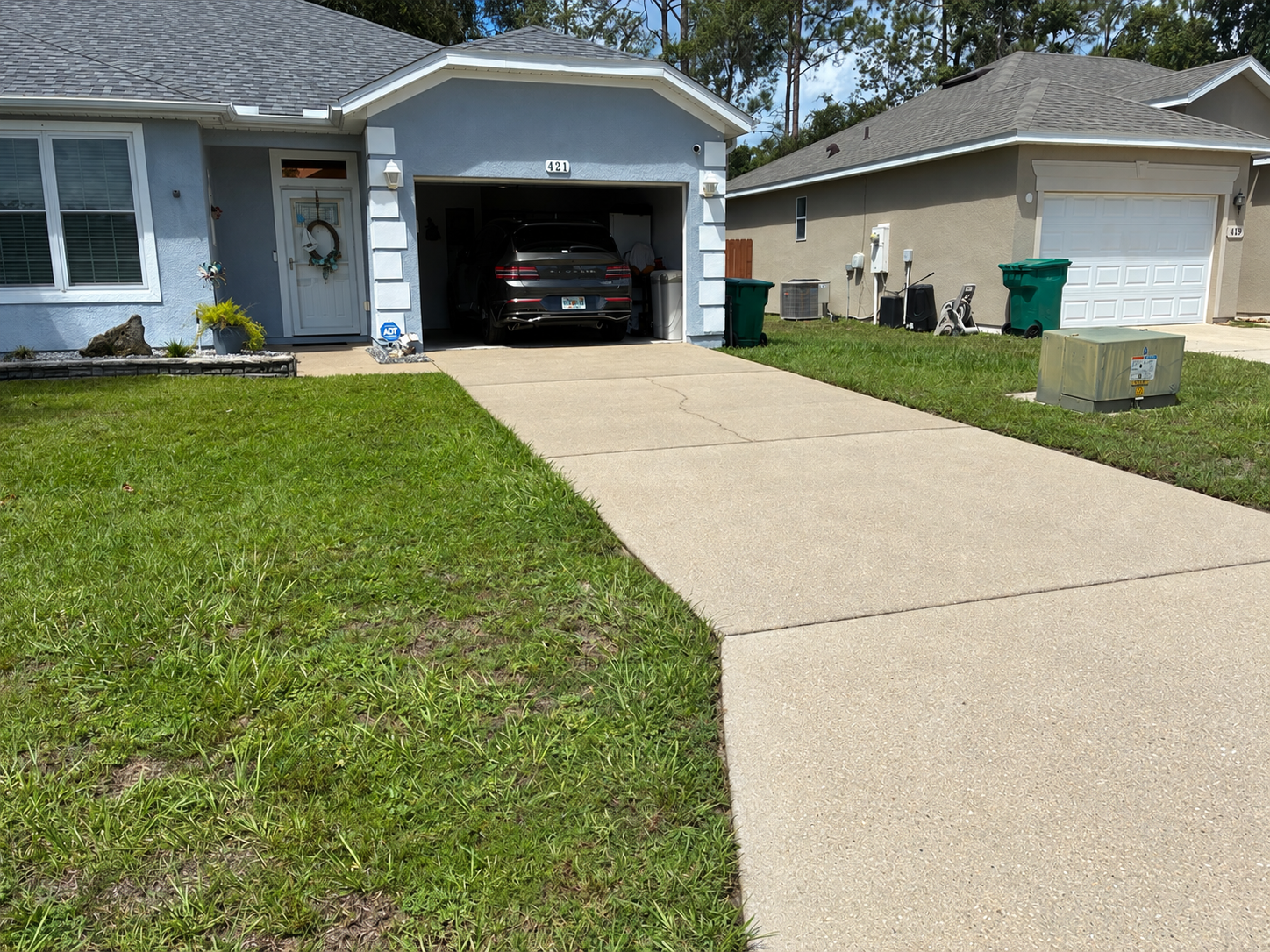 Driveway cleaning